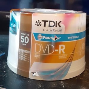 TDK DVD-R 50 Blank Disks